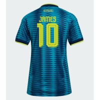 Stroje piłkarskie Kolumbia James Rodriguez #10 Koszulka Wyjazdowej dla damskie MŚ 2026 Krótki Rękaw